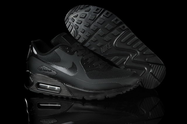 Nike Air Max 90 Hyperfuse All Black Shoes